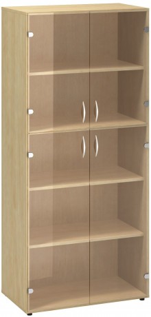 Skříň sklo/sklo<br>800 x 458 x 1780 mm