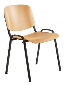 Jednací židle<br>1120 LN BUK černá