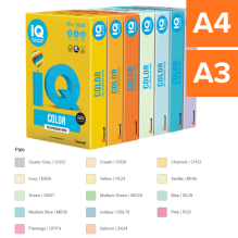 IQ COLOR A3 - A4, r�zn� pastelov� barvy